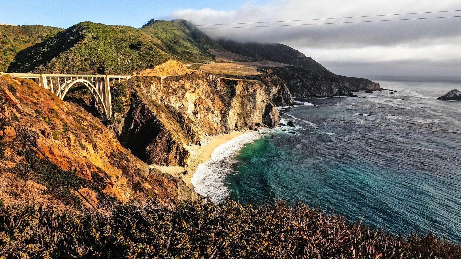 Bixby Creek Bridge on the Big Sur coast of California